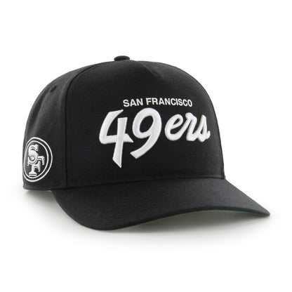 47 NFL San Francisco 49ers Attitude Hitch Relaxed Fit Snapback Cap Black