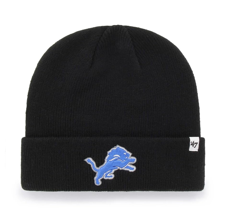 Detroit Lions NFL Raised Cuffed Knit Beanie