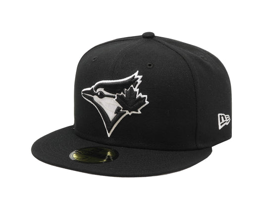 New Era x MLB Men's Toronto Blue Jays Basic 59Fifty Fitted Hat Black/White