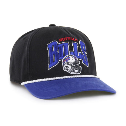 47 NFL Buffalo Palmero Hitch RF Adjustable Snapback Hat - Black/Blue