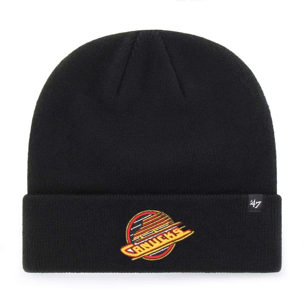 Vancouver Canucks 1985 NHL '47 Raised Cuff Knit Primary Beanie