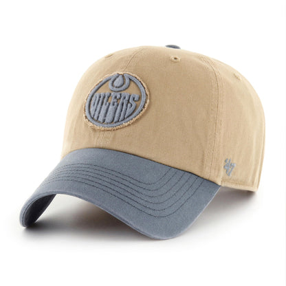 47 NHL Oilers Canyon Caravan Clean Up Adjustable Hat Khaki