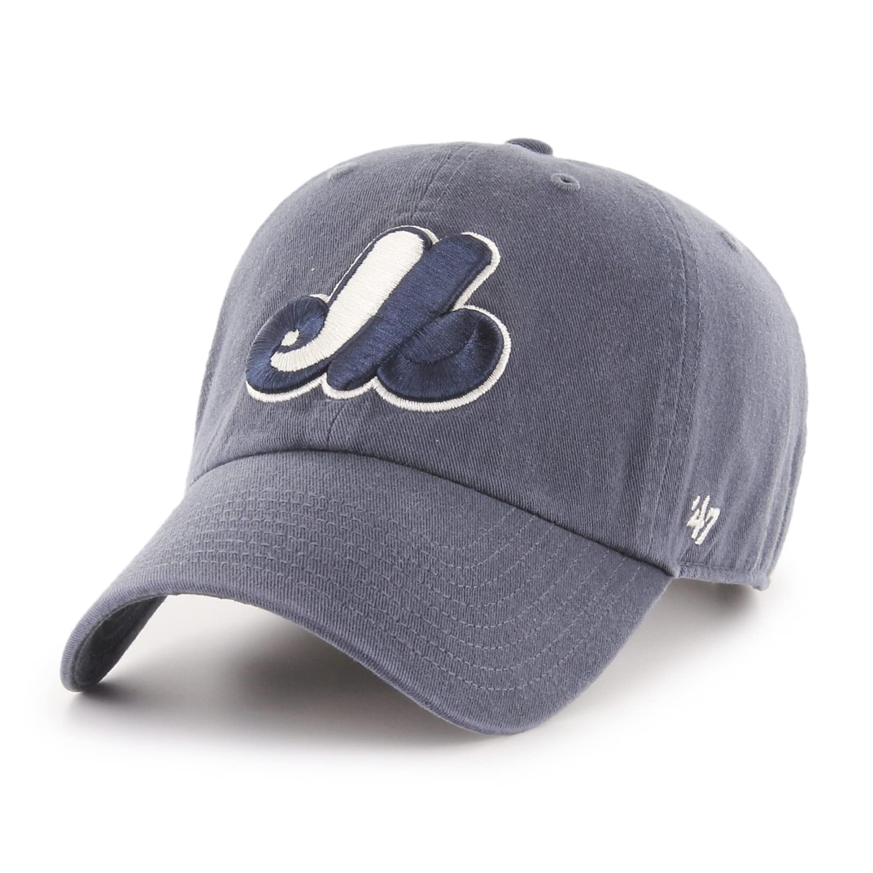 Montreal Expos MLB '47Cooperstown Clean Up Hat - Vintage Navy