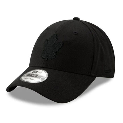New Era NHL Toronto Maple Leafs 9FORTY Adjustable Snapback Hat - Black/Black