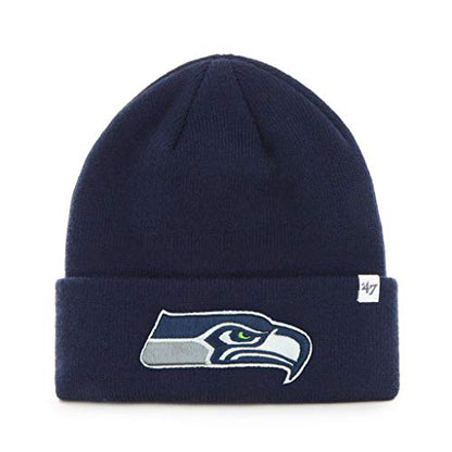 Seattle Seahawks NFL '47 Raised Cuff Knit Beanie