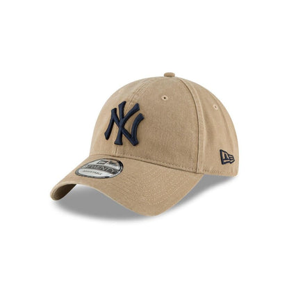 New Era 9Twenty Strapback Cap - New York Yankees Khaki, Khaki, One size, Khaki, One Size