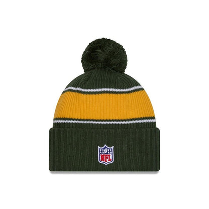 New Era Sideline 2024 American Football Beanie Pompom Winter Stamp Cap NFL Team Logo