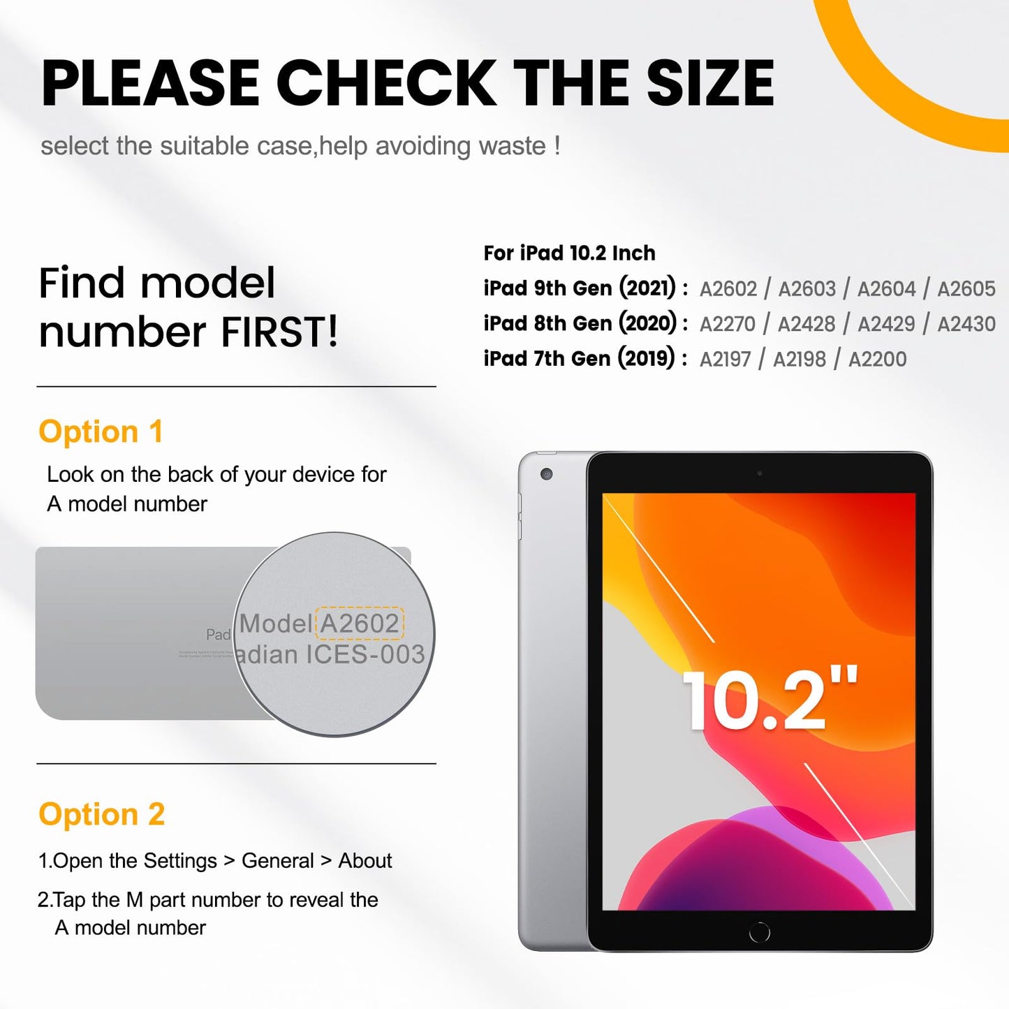 Timecity Case for iPad 7th/8th/9th/10th/11th Generation with Screen Protector, Full-Body Protection Case with 360 Rotating Stand & Soft Hand/Shoulder Strap/Pencil Holder