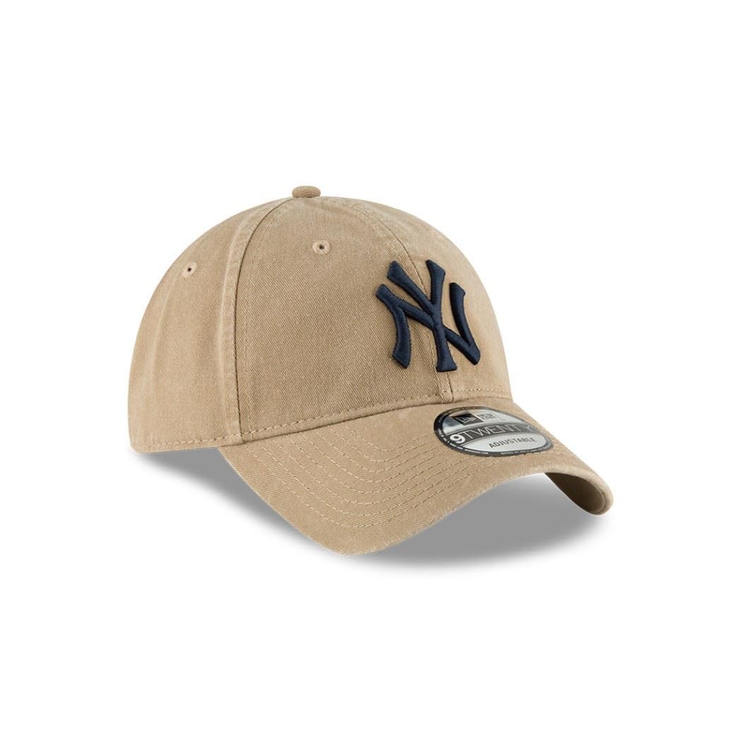 New Era 9Twenty Strapback Cap - New York Yankees Khaki, Khaki, One size, Khaki, One Size