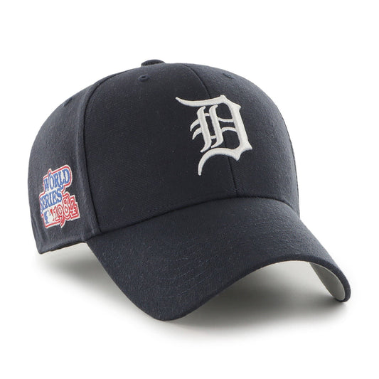 '47 Detroit Tigers Navy MLB Sure Shot Most Value P. Snapback Cap