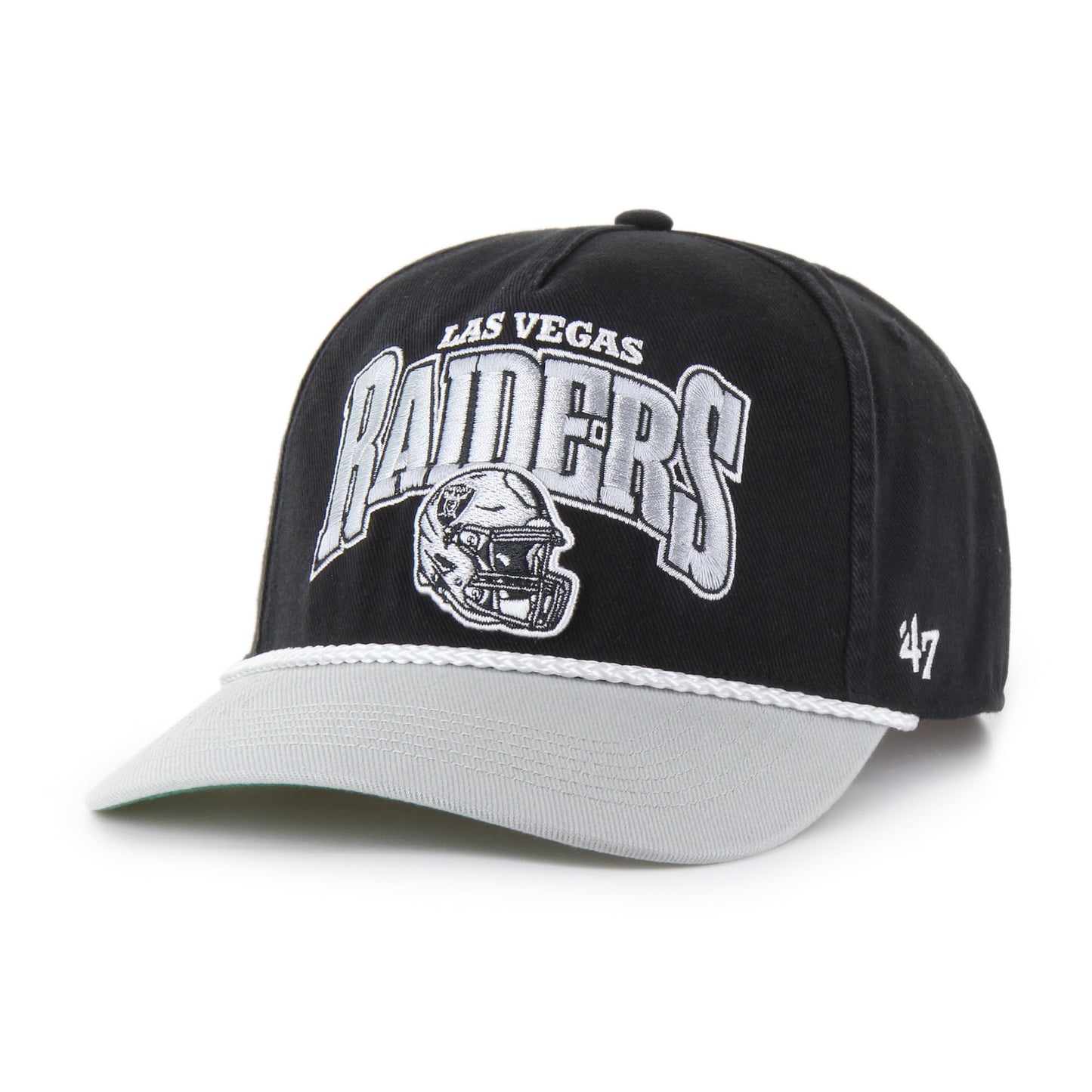 47 NFL Las Vegas Palmero Hitch RF Adjustable Snapback Hat - Black/Grey