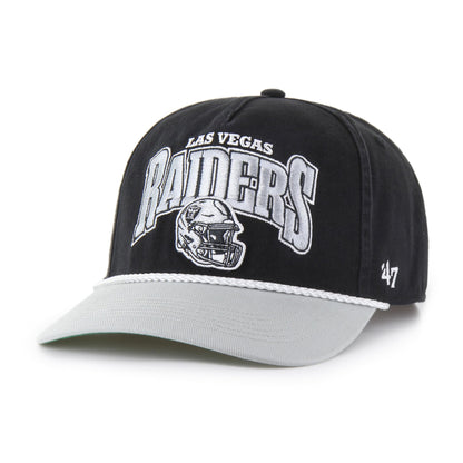 47 NFL Las Vegas Palmero Hitch RF Adjustable Snapback Hat - Black/Grey