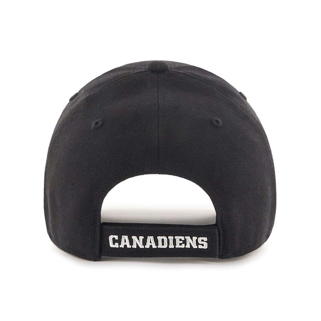 47 Men's Montreal Canadiens Black/White MVP Adjustable Hat - One Size