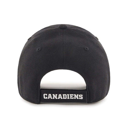 47 Men's Montreal Canadiens Black/White MVP Adjustable Hat - One Size