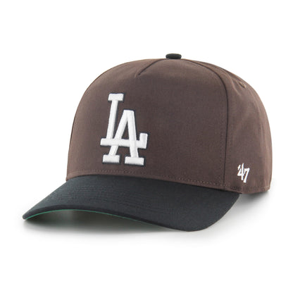 47 MLB Los Angeles Dark Chocolate Sure Shot TT Hitch Adjustable Snapback Hat