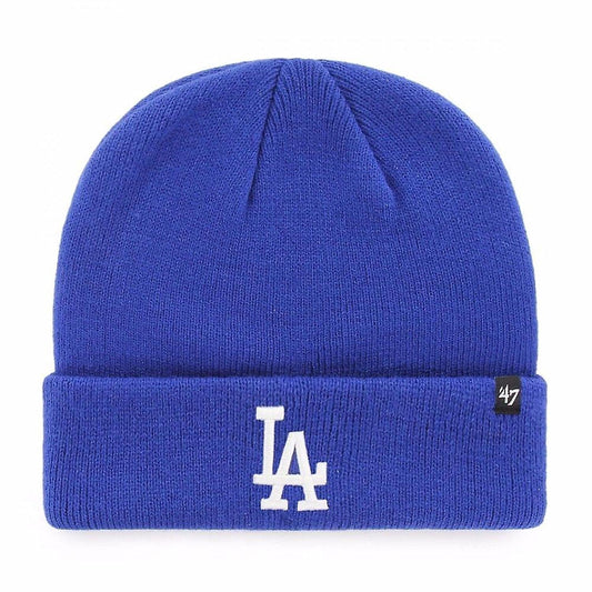 47' Los Angeles Dodgers Raised Cuff Beanie Knit Blue