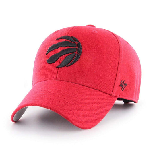 Men's Toronto Raptors MVP Primary Logo Red White Hat Cap Adjustable Strap