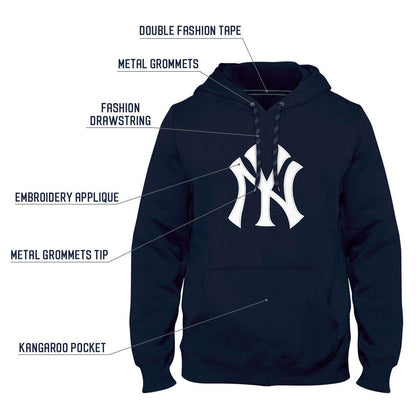 New York Yankees MLB Express Twill Logo Hoodie