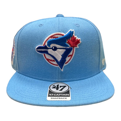 47 Toronto Blue Jays 1991 All Star Game Cooperstown Light Blue Sure Shot Cap Captain Snapback Hat