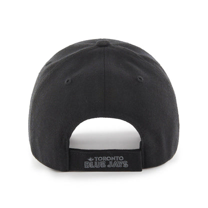 47 Men's Toronto Blue Jays Black/Charcoal MVP Adjustable Hat - One Size