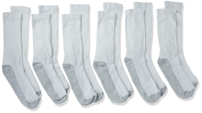Fruit of the Loom mens Core 6 Pack CrewMen Socks