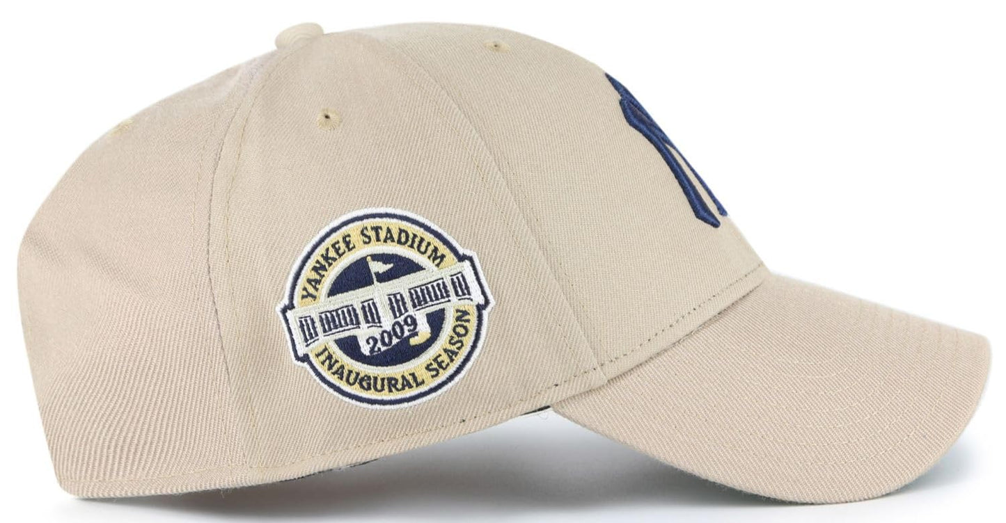 47 MVP MLB New York Sure Shot Adjustable Snapback Hat - Khaki