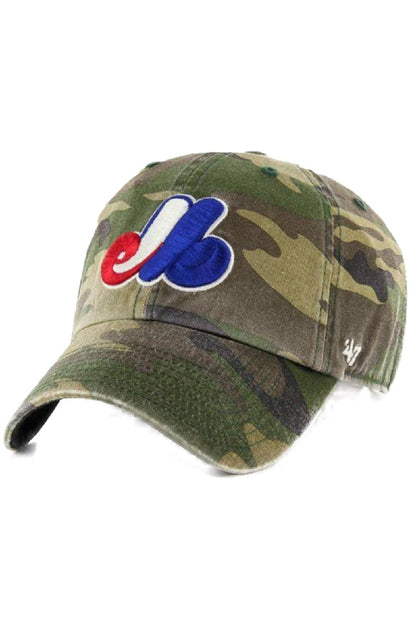 47 Expos Camo Camouflage Adjustable Strap Clean Up Adjustable One Size Hat Cap Brand