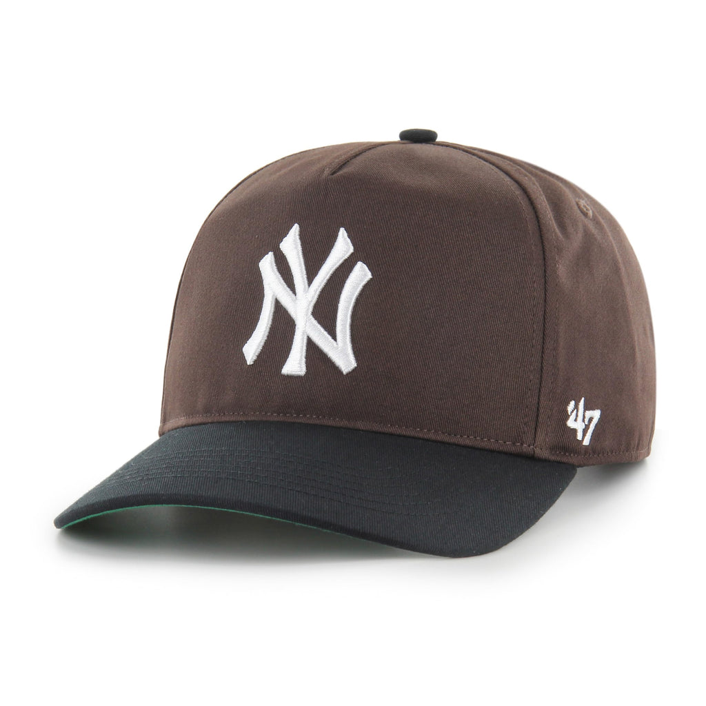 47 Hitch Sure Shot MLB New York Snapback Hat - Dark Chocolate