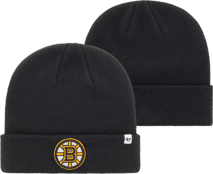 47 NHL Unisex-Adult Primary Logo Cuffed Knit Beanie Hat Cold Weather Hat, One Size