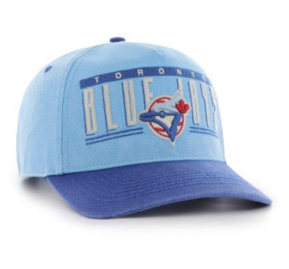 47 MLB Toronto Blue Jays Double Header Baseline Hitch Snapback Hat - Powder Blue
