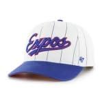 47 Montreal Expos MLB Double Header Pinstripe Hitch Hat | Adjustable-White