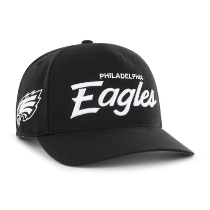 47 NFL Philadelphia Eagles Attitude Hitch Relaxed Fit Snapback Cap Black