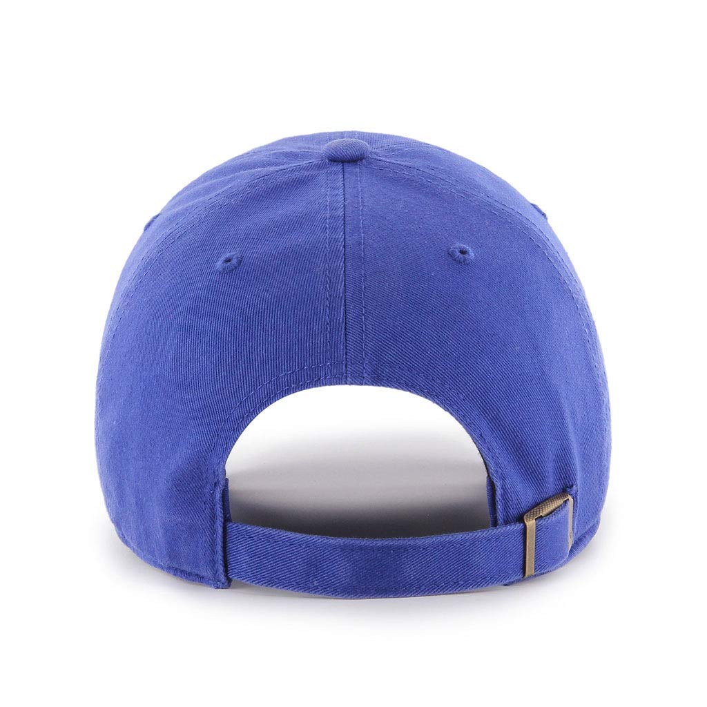 47 Men's Vancouver Canucks Vintage Stick Logo Clean Up Adjustable Hat - One Size Blue