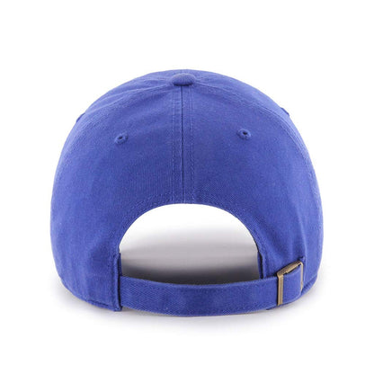 47 Men's Vancouver Canucks Vintage Stick Logo Clean Up Adjustable Hat - One Size Blue