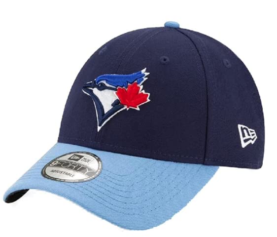 New Era Cap Company Men's Navy Compatible with Toronto Blue Jays Alternate 4 Replica 9Forty Adjustable Hat