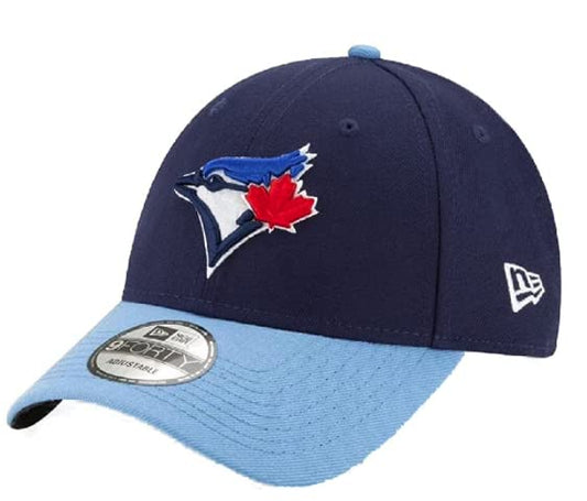 New Era Cap Company Men's Navy Compatible with Toronto Blue Jays Alternate 4 Replica 9Forty Adjustable Hat
