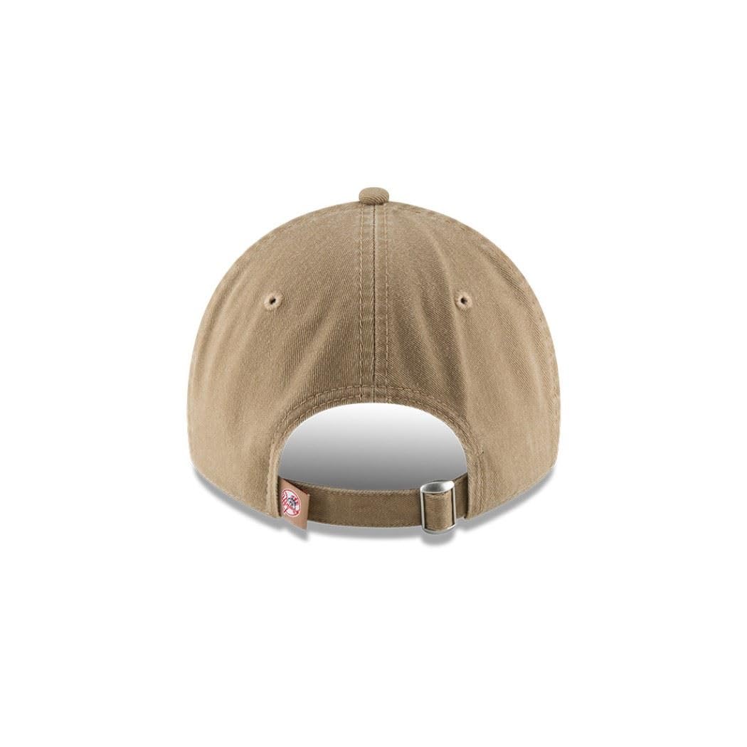 New Era 9Twenty Strapback Cap - New York Yankees Khaki, Khaki, One size, Khaki, One Size