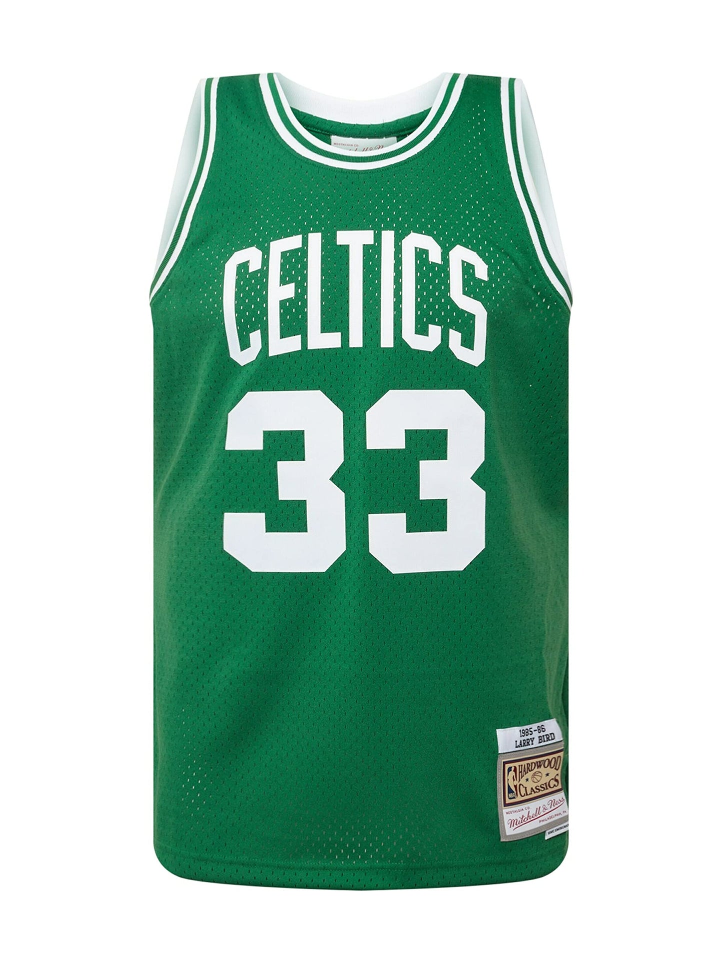 Mitchell & Ness Boston Celtics Larry Bird 33 Kelly Green Replica Swingman Jersey 2.0 NBA HWC Basketball Trikot