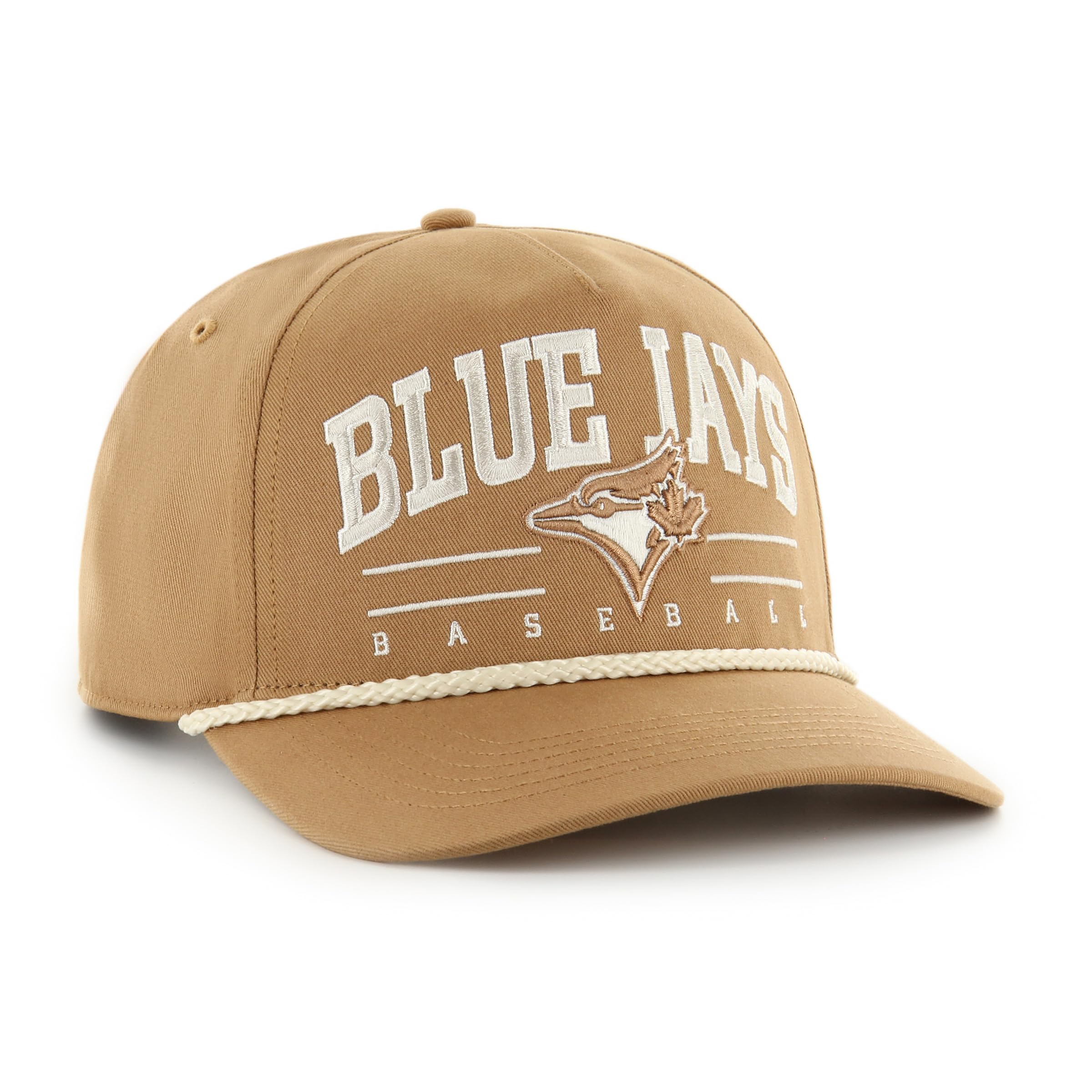47 Hitch MLB Toronto Blue Jays Roscoe Rope Snapback Hat - Brown