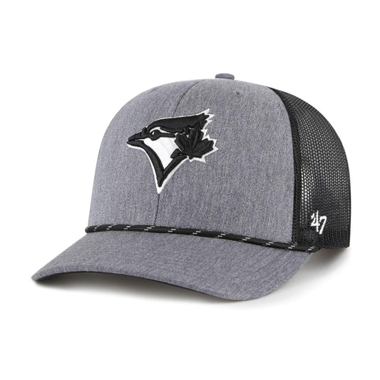 47 Trucker MLB Toronto Carbon Rope Adjustable Mesh Back Cap - Grey