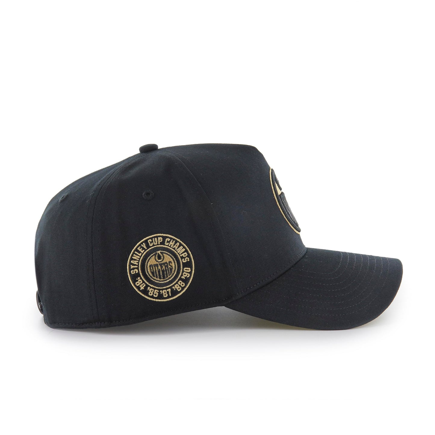 47 NHL Sure Shot MVP Hitch Side Patch Snapback - Black and Gold