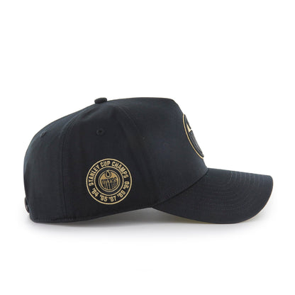 47 NHL Sure Shot MVP Hitch Side Patch Snapback - Black and Gold