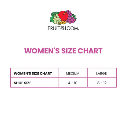 Fruit of the Loom Women's Everyday Soft Cushioned No Show Socks (Multi Pack)