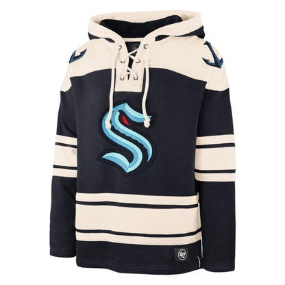 47 Seattle Kraken NHL Heavyweight Jersey Lacer Hoodie - Large