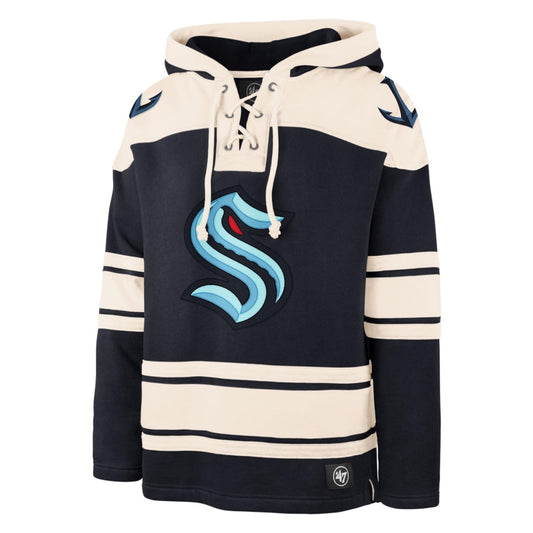 47 Seattle Kraken NHL Heavyweight Jersey Lacer Hoodie - Large
