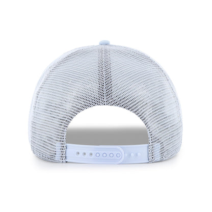 47 Hitch MLB New York Foundation Script Mesh Snapback Hat - Powder Blue