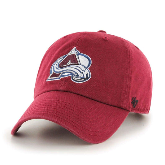 Colorado Avalanche NHL `47 Clean Up Cap - Maroon | Adjustable - One Size