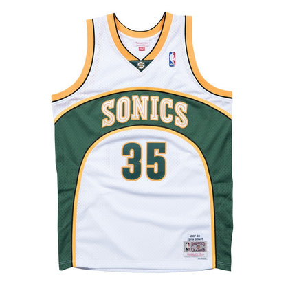 Mitchell & Ness Kevin Durant Seattle Supersonics NBA Throwback Jersey White