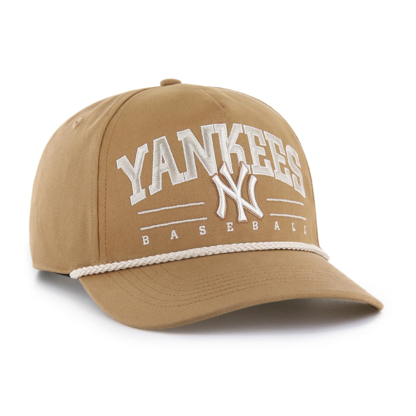 47 Hitch MLB New York Yankees Roscoe Rope Snapback Hat - Brown