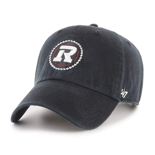 Ottawa Redblacks CFL '47 Clean Up Hat - Black | Adjustable - One Size